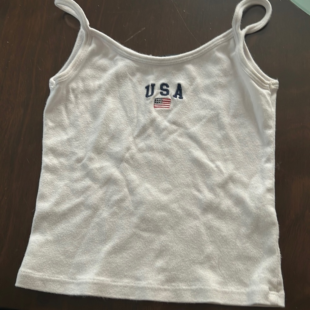 brandy melville usa white tank